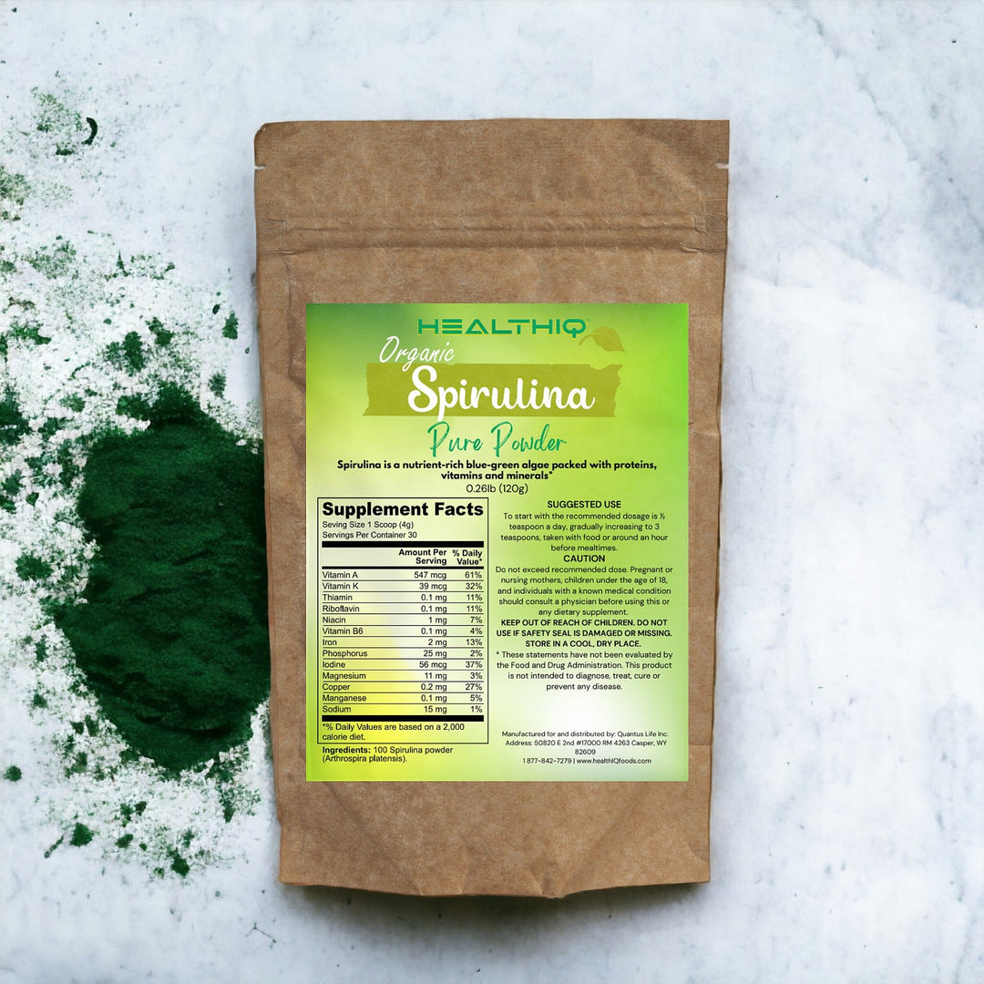 HEALTHIQ - Organic Spirulina Powder