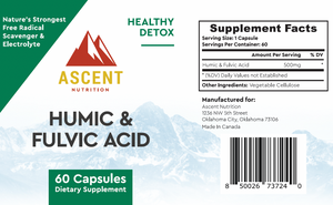Ascent Nutrition Humic and Fulvic Acid
