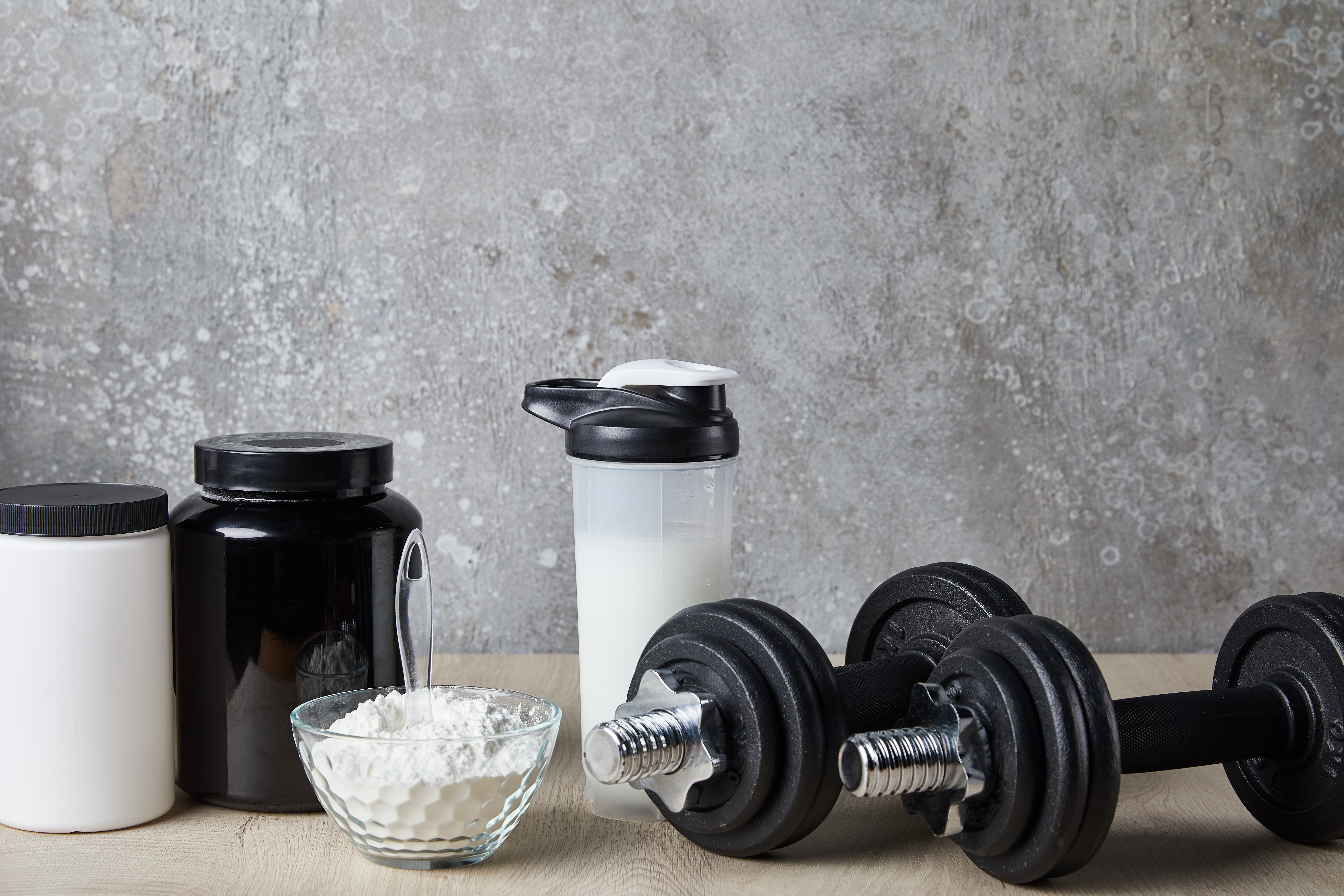 HealthIQ protein supplements and workout equipment for enhanced body function